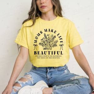 COQUETTE MOMS MAKE LIFE BEAUTIFUL - DTF TRANSFER