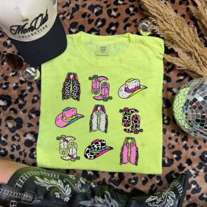 COUNTRY WESTERN THINGS GRID - DTF TRANSFER