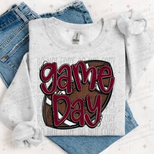 GAME DAY - MAROON - DTF TRANSFER
