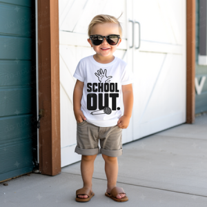 SCHOOL OUT MIC DROP- DTF TRANSFER