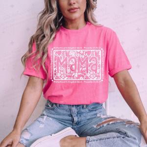 MOTHERHOOD IS KINGDOM WORK - FAUX LACE - DTF TRANSFER