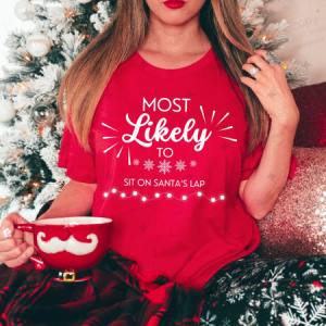 SIT ON SANTA'S LAP - DTF TRANSFER