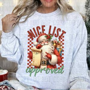 NICE LIST APPROVED - DTF TRANSFER