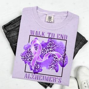 WALK TO END ALZHEIMER'S - DTF TRANSFER