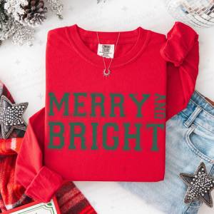 MERRY AND BRIGHT - DTF TRANSFER
