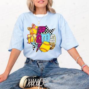 COQUETTE SOFTBALL MAMA - DTF TRANSFER