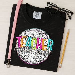 TEACHER EIGHTH GRADE - DTF TRANSFER