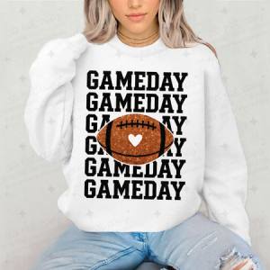GAMEDAY - FAUX GLITTER - DTF TRANSFER