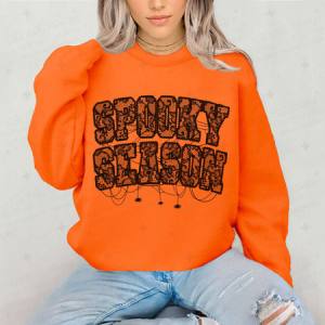 SPOOKY SEASON - FAUX LACE - DTF TRANSFER