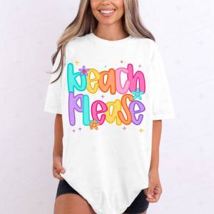 BEACH PLEASE - DTF TRANSFER