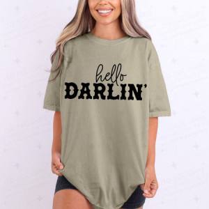 HELLO DARLIN' - DTF TRANSFER
