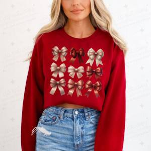 COQUETTE BASEBALL BOW COLLAGE - DTF TRANSFER