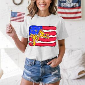 COQUETTE AMERICAN FLAG - DTF TRANSFER