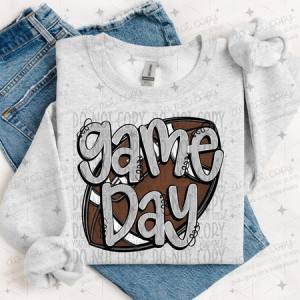 GAME DAY - LIGHT GREY - DTF TRANSFER
