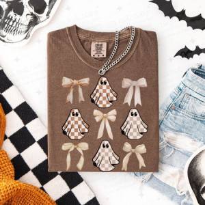 COQUETTE NEUTRAL GHOSTIES AND BOWS - DTF TRANSFER