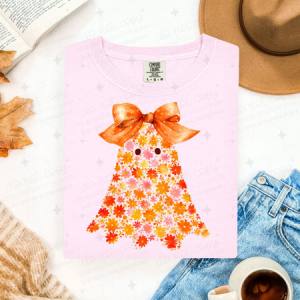 COQUETTE FLORAL GHOST - DTF TRANSFER