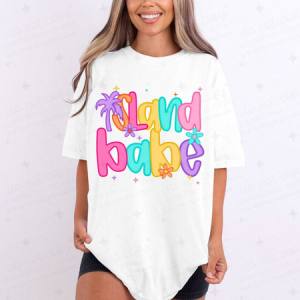 ISLAND BABE - DTF TRANSFER