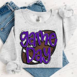 GAME DAY - PURPLE - DTF TRANSFER