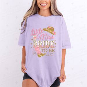 LITTLE MISS BRIDE TO BE - DTF TRANSFER
