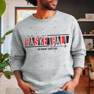IT'S A BASKETBALL THING - RED/BLACK - DTF TRANSFER