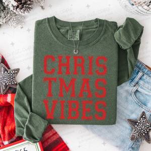 CHRISTMAS VIBES - DTF TRANSFER