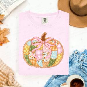 COQUETTE PATCHWORK PUMPKIN - DTF TRANSFER