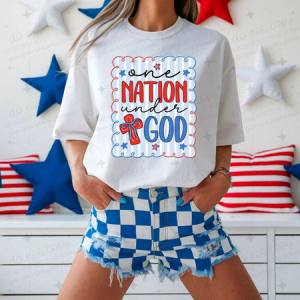 COQUETTE ONE NATION UNDER GOD - DTF TRANSFER