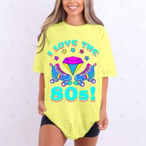 I LOVE THE 80'S - DTF TRANSFER