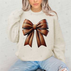 COQUETTE FOOTBALL BOW - DTF TRANSFER