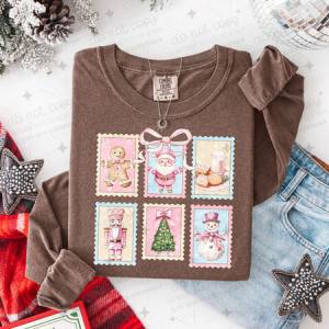 COQUETTE CHRISTMAS STAMPS - DTF TRANSFER