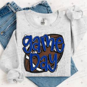 GAME DAY - ROYAL BLUE - DTF TRANSFER