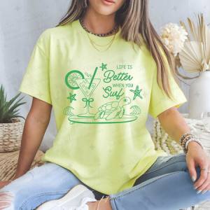 LIFE IS BETTER WHEN YOU SURF - DTF TRANSFER