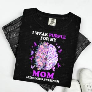 I WEAR PURPLE FOR MY MOM - DTF TRANSFER
