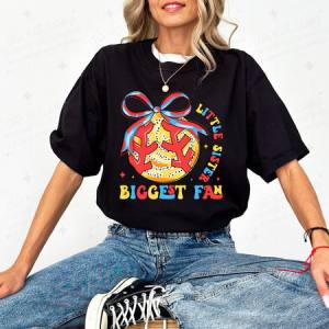 COQUETTE LITTLE SISTER BIGGEST FAN - DTF TRANSFER