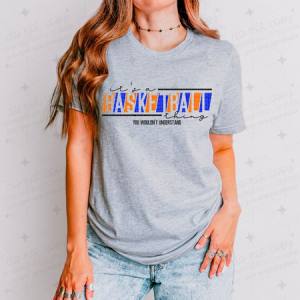 IT'S A BASKETBALL THING - ROYAL BLUE/ORANGE - DTF TRANSFER