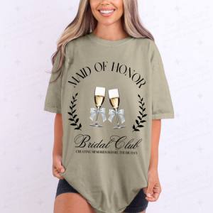 COQUETTE MAID OF HONOR W/ GLASSES - DTF TRANSFER
