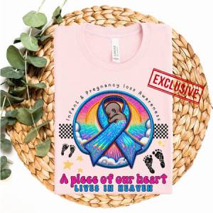 A PIECE OF OUR HEART LIVES IN HEAVEN *OLLIE & CO. EXCLUSIVE* - DTF TRANSFER