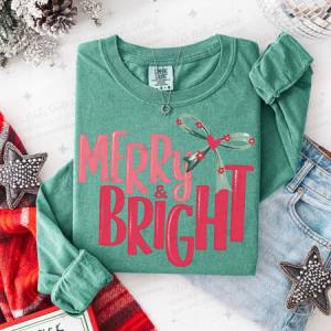 COQUETTE MERRY & BRIGHT - DTF TRANSFER