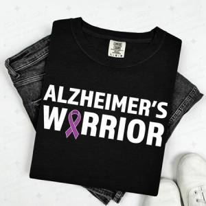 ALZHEIMER'S WARRIOR - DTF TRANSFER