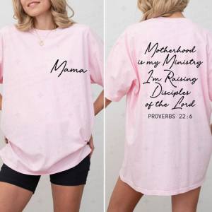 MOTHERHOOD IS MY MINISTRY - FRONT+BACK - DTF TRANSFER