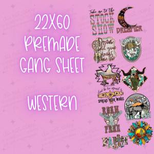 WESTERN - 22X60 - PREMADE GANG