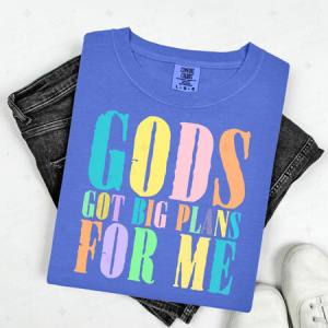 GODS GOT BIG PLANS FOR ME - DTF TRANSFER