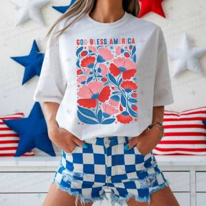 GOD BLESS AMERICA - DTF TRANSFER