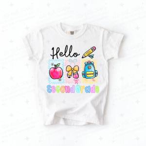 COQUETTE HELLO SECOND GRADE - DTF TRANSFER