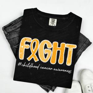 FIGHT - FAUX LACE - DTF TRANSFER