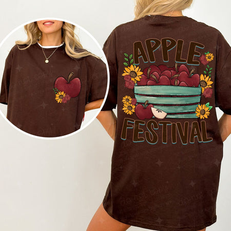 APPLE FESTIVAL - FRONT+BACK - DTF TRANSFER