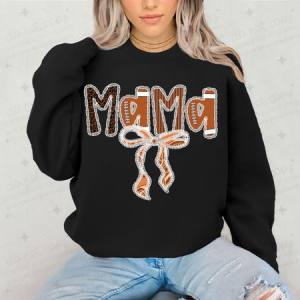 COQUETTE FOOTBALL MAMA - FAUX LACE - DTF TRANSFER