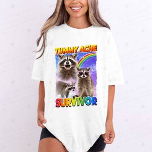 TUMMY ACHE SURVIVOR - DTF TRANSFER