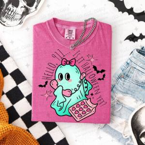 COQUETTE HELLO 911 IS IT HALLOWEEN YET? - DTF TRANSFER