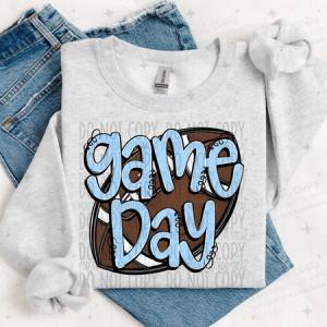 GAME DAY - CAROLINA BLUE - DTF TRANSFER